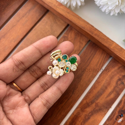 Royal Gem Blossom Hair Claw – Small