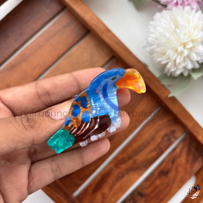Colourful Toucan Bird Hair Claw Clip – Medium