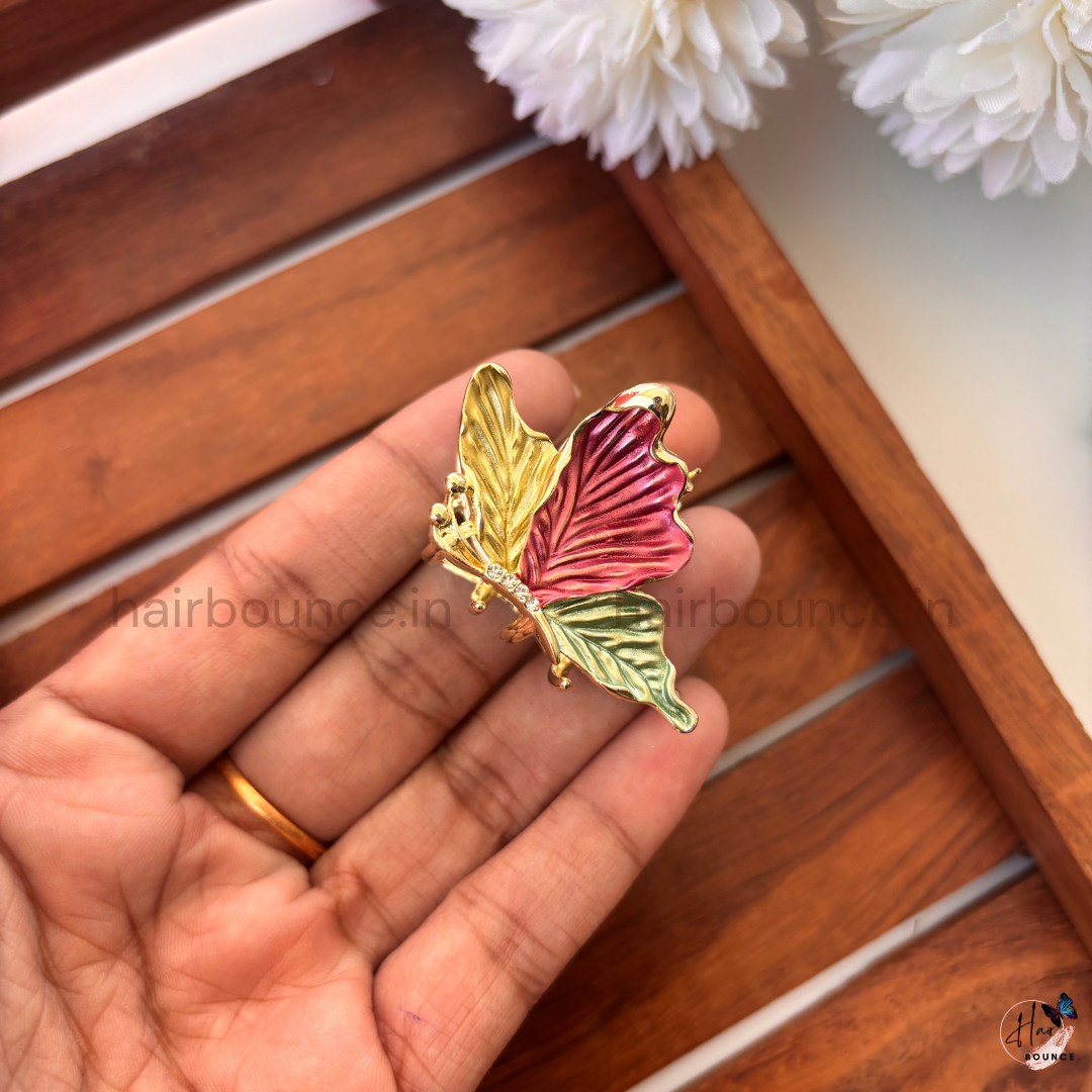 Flutterleaf Butterfly Hair Claw – Medium