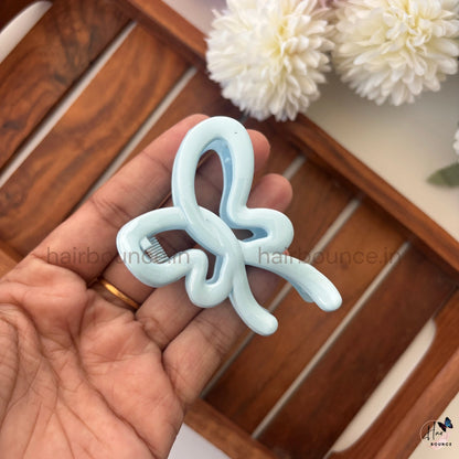 Pastel Butterfly Loop Hair Claw – Medium
