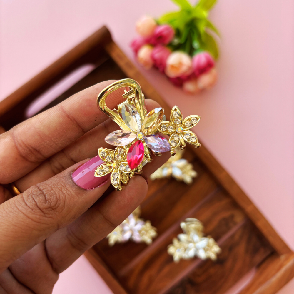 Lilly Metal Hair Claw - Medium