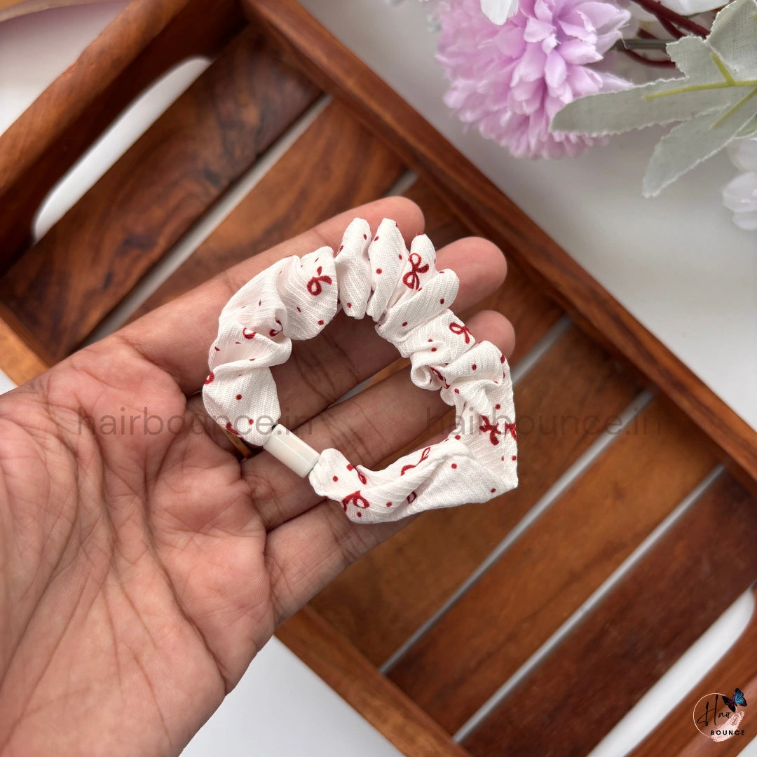Cherry Picnic Cotton Scrunchie