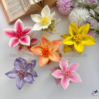 Blossom Star Flower Hair Claw - Large
