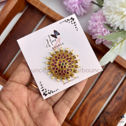 Royal Ruby Temple Jada Pin