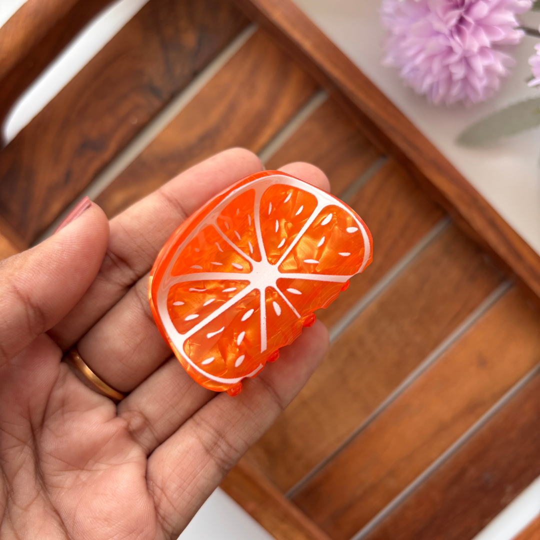Fruit Slice Hair Claw - Medium