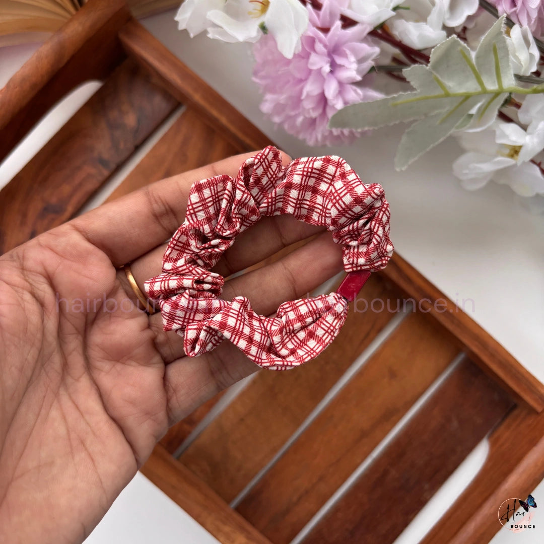 Cherry Picnic Cotton Scrunchie