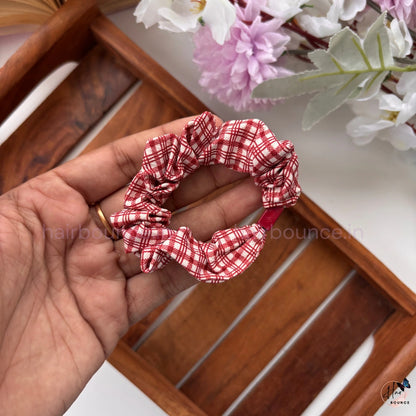 Cherry Picnic Cotton Scrunchie