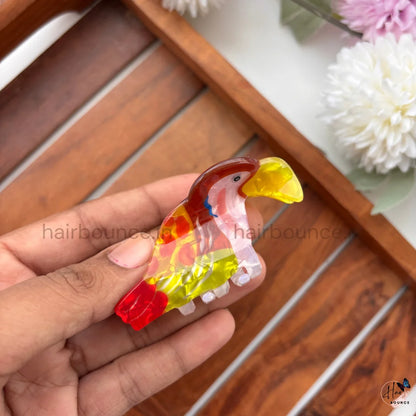 Colourful Toucan Bird Hair Claw Clip – Medium