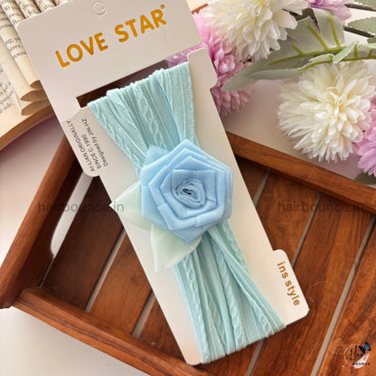 Rose Bloom Newborn Baby Headband