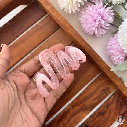 Crystal Zig Zag Hair Claw – Medium