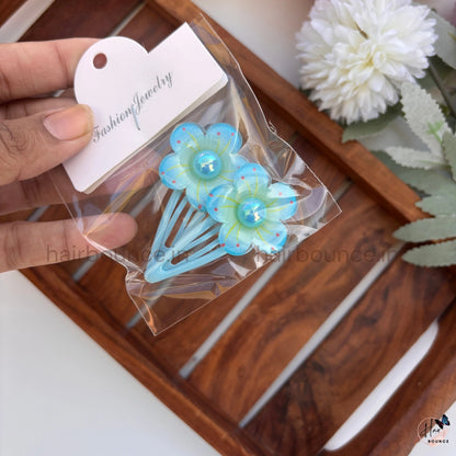 Sparkle Daisy Kids Hair Clips