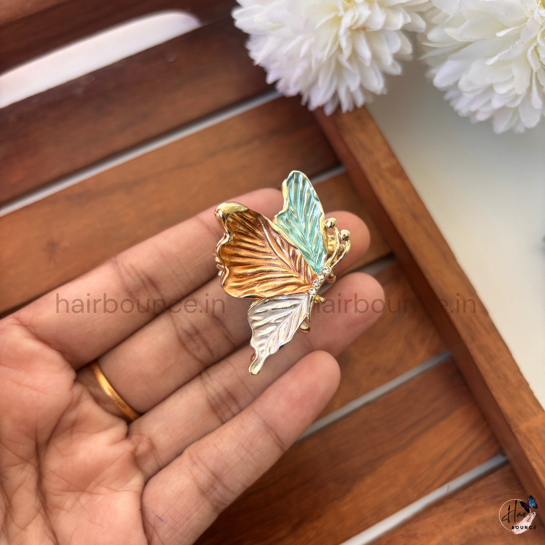 Flutterleaf Butterfly Hair Claw – Medium