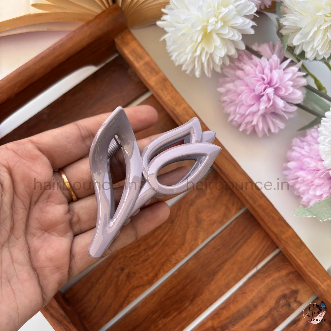 Elegant Tulip Hair Claw – Medium