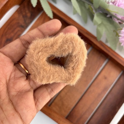 Heart Fur Hair Claw - Small