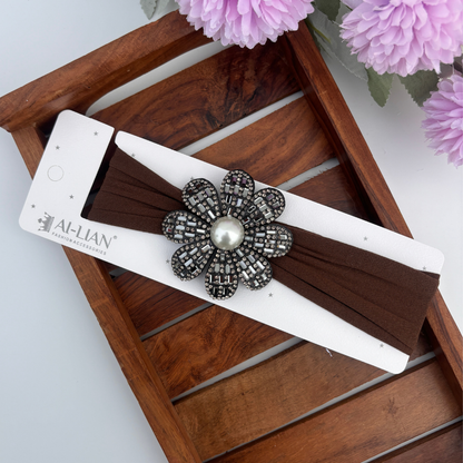 Royal Bloom Embellished Headband