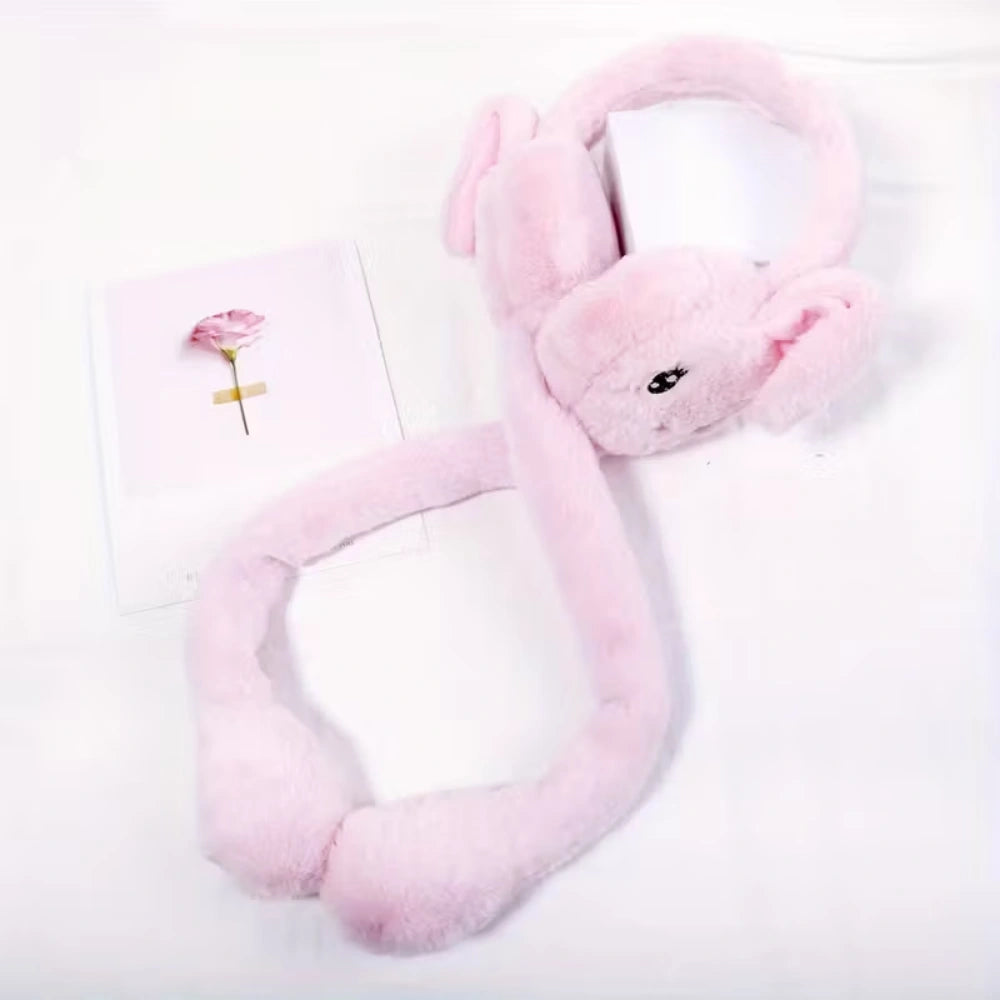 Cute Jumping Rabbit Earmuffs with ChuChu Sound