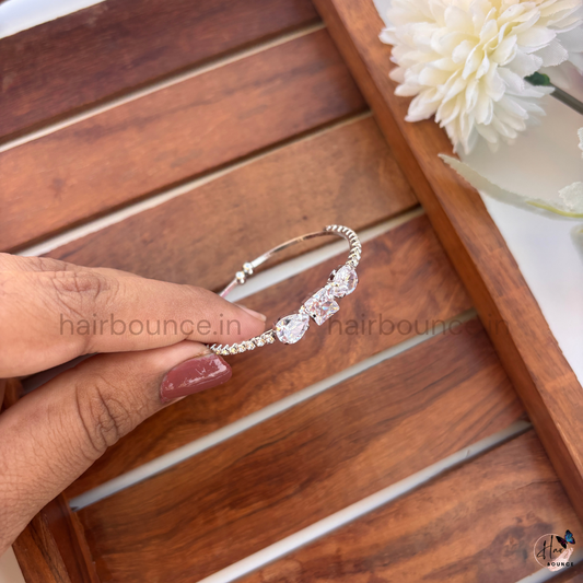 Elegant Marquise Crystal Adjustable Kids Bracelet – Baby Girl Zircon Bracelet (Up to 4 Years)