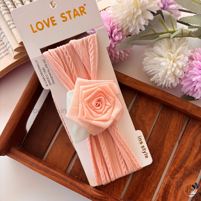 Rose Bloom Newborn Baby Headband
