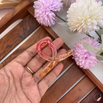 Transparent Loop Hair Claw – Medium