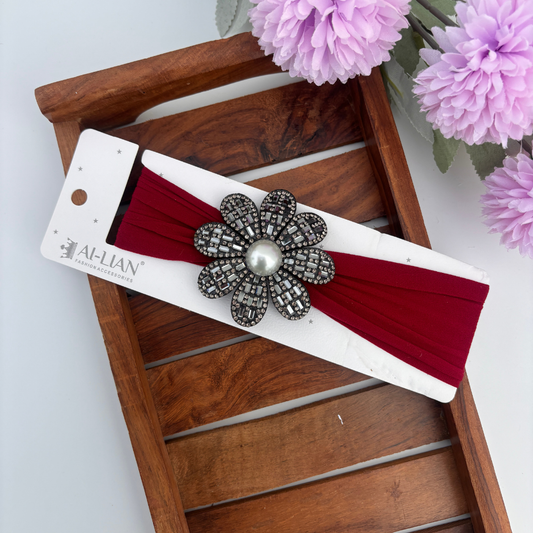 Royal Bloom Embellished Headband