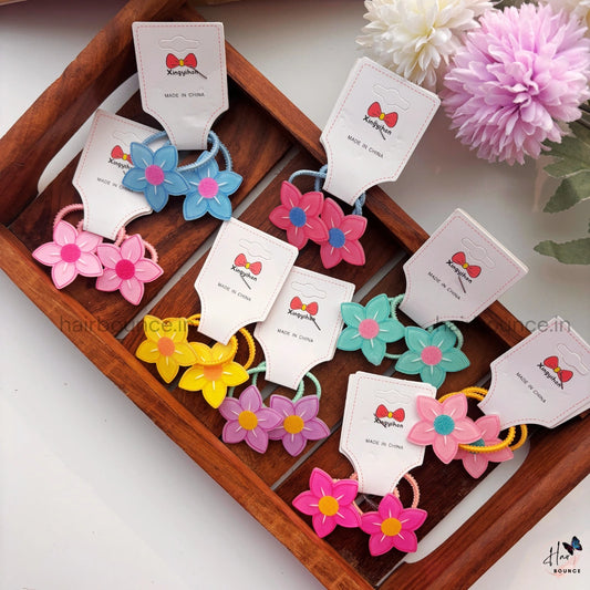 Cute Flower Rubber Bands