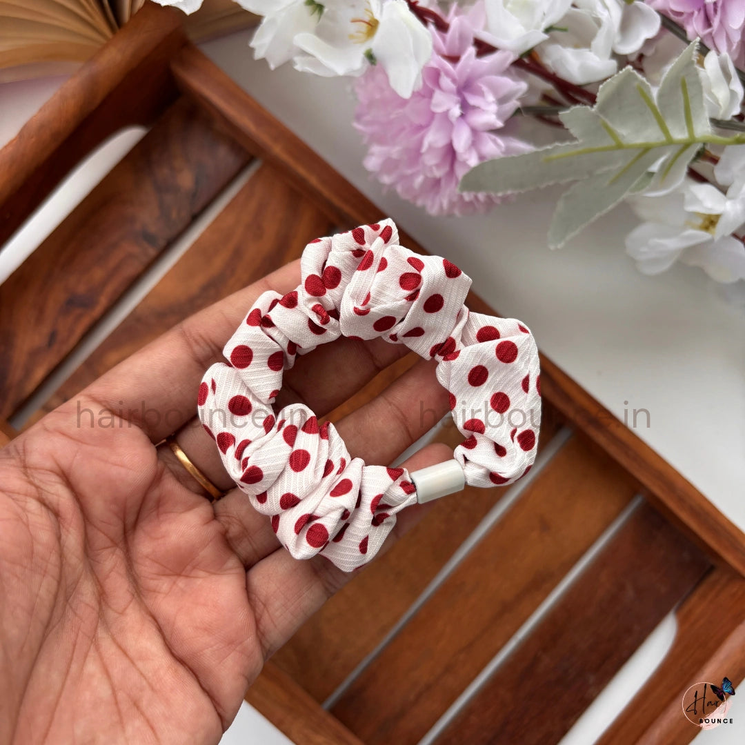 Cherry Picnic Cotton Scrunchie