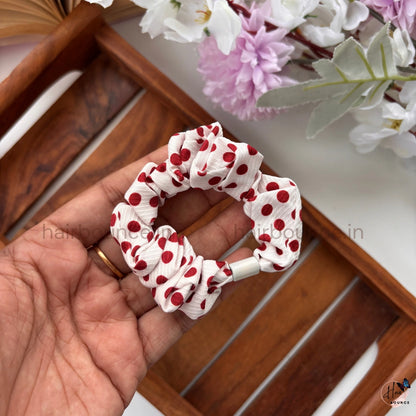 Cherry Picnic Cotton Scrunchie