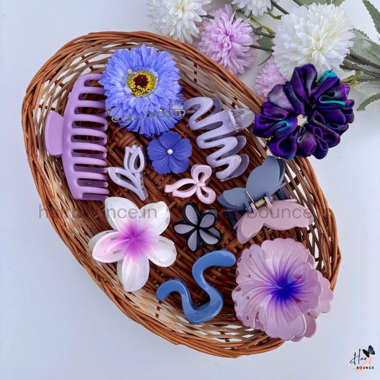 Lavender Bloom Hair Accessory Hamper