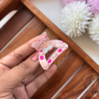 Cute Floral Cartoon Hair Claw – Medium