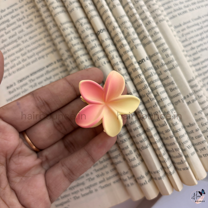 Pastel Blossom Matte Flower Hair Claw - Small