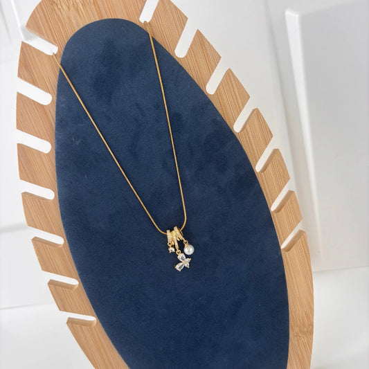 Charm Cluster Elegance Necklace