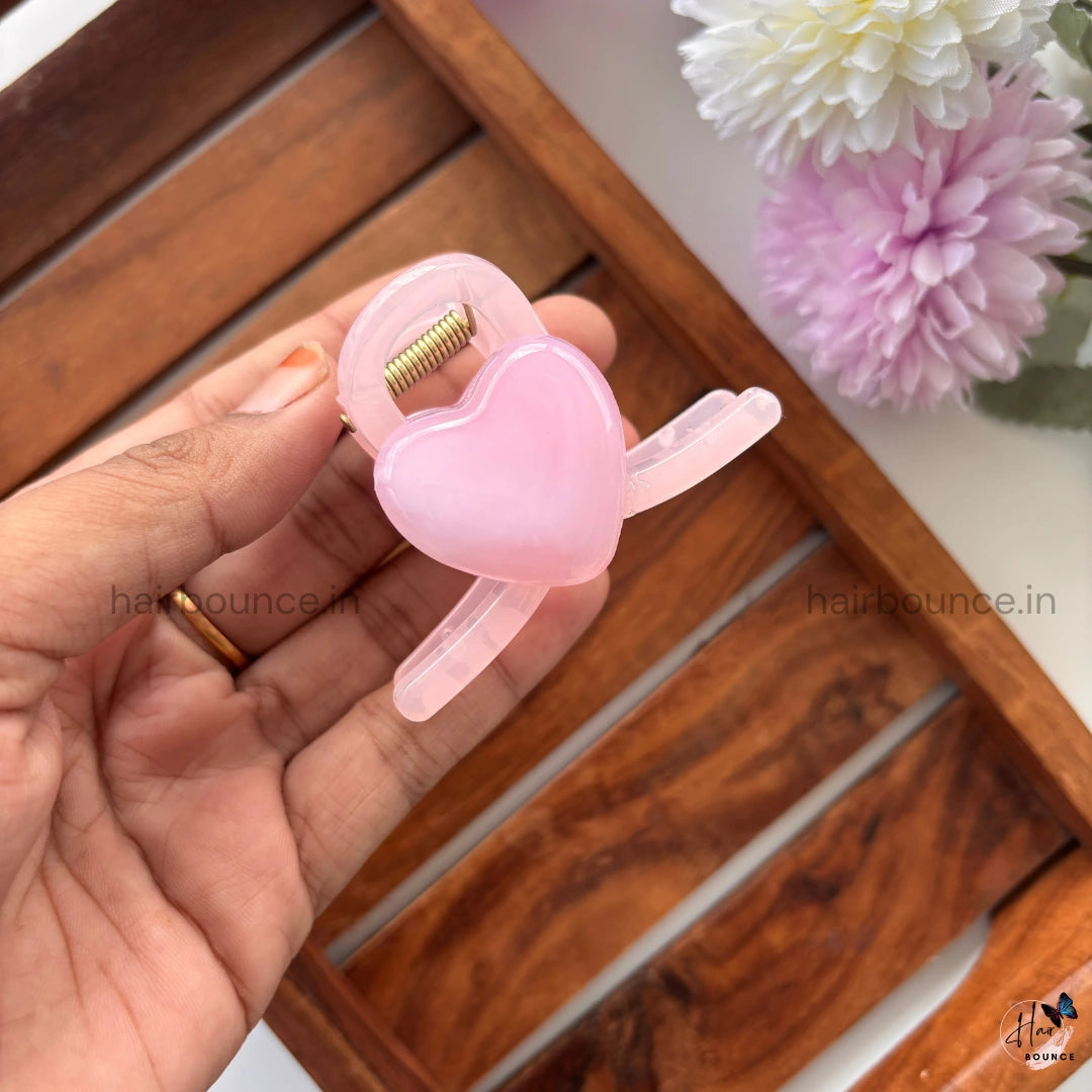 Heart Loop Hair Claw - Medium