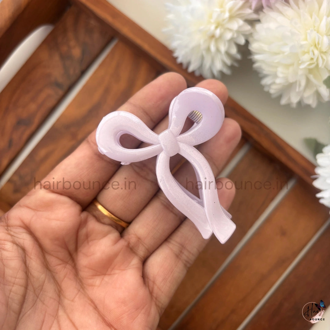 Pastel Bow Knot Hair Claw – Medium