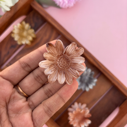 Sunset Bloom Hair Claw - Small