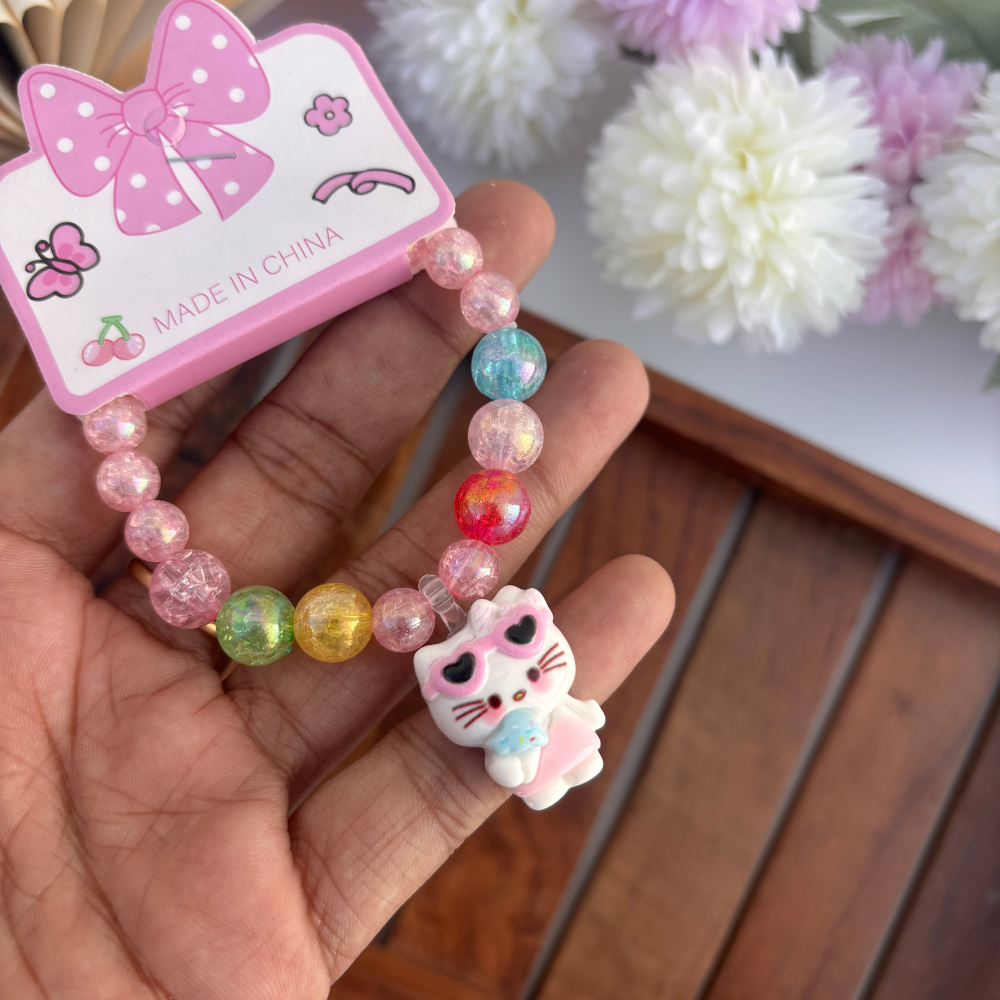 Multicolour Kitty Kids Bracelet
