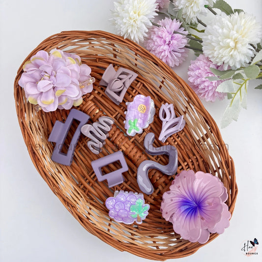Lavender Bliss Hair Accessory Hamper