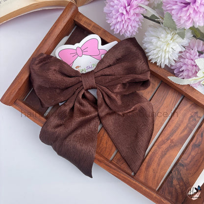 Luxe Satin Statement Bow Hair Clip