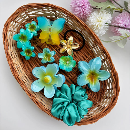 Tropical Glow Hair Hamper