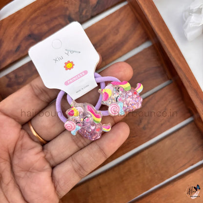 Sparkly Unicorn Kids Hair Ties – Pack of 5