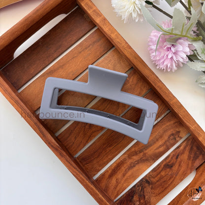 Matte Rectangle Hair Claw – Jumbo | Strong Hold Hair Clip for Thick & Long Hair