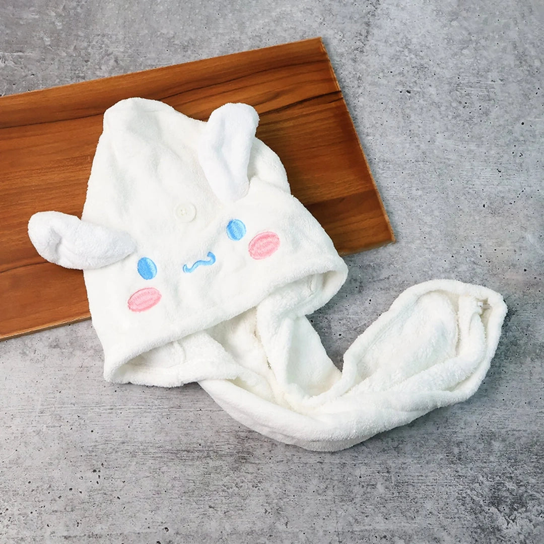 Cute Bunny Hair Drying Towel