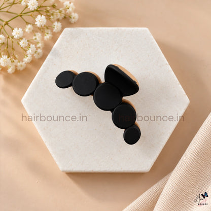 Dual Colour Dotted Hair Claw - Medium