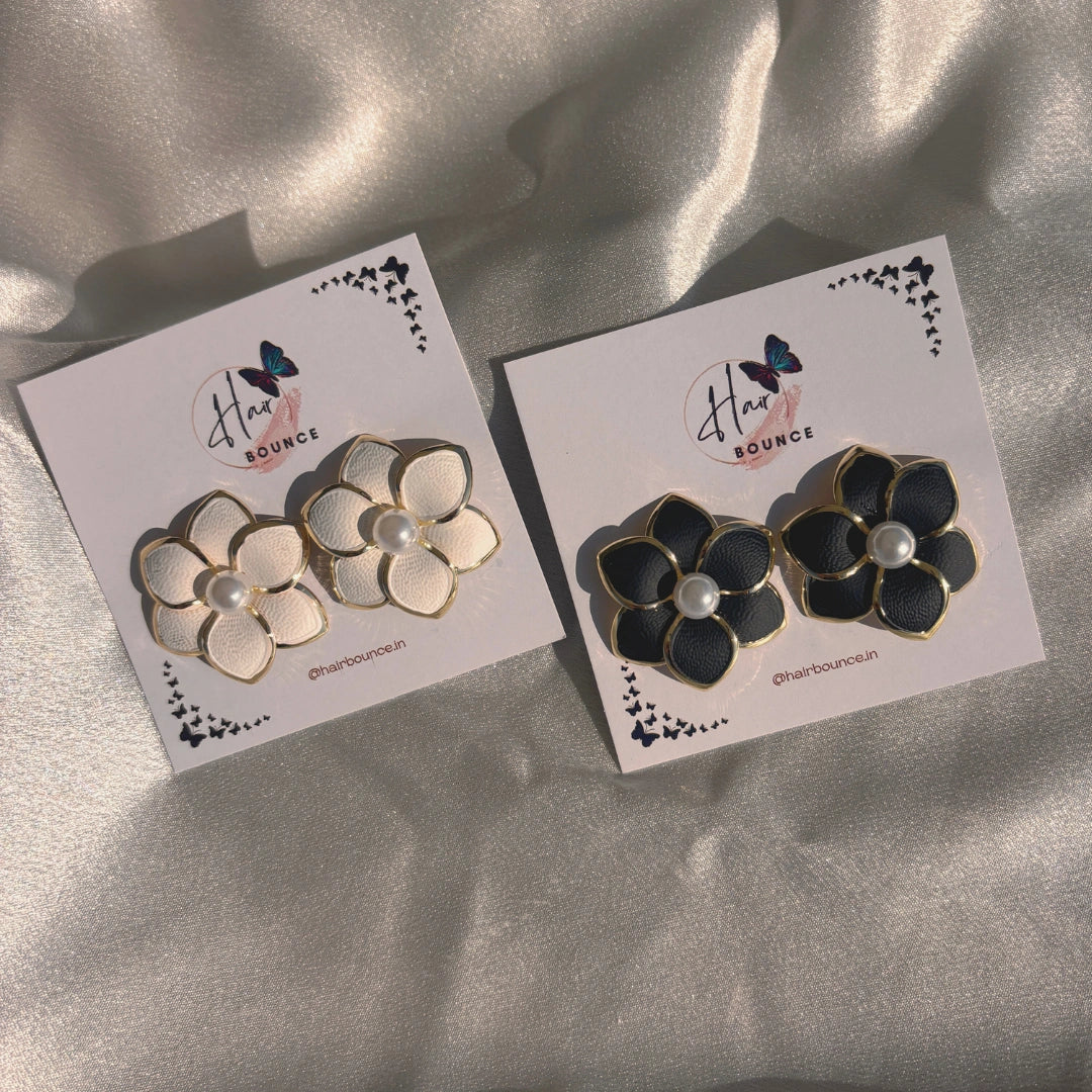 Pearl Petal Bloom Earrings