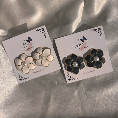 Pearl Petal Bloom Earrings