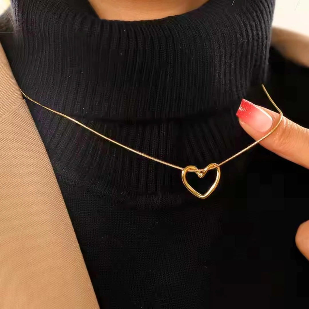 Interlocked Heart Necklace