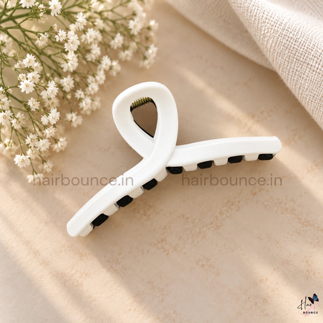 Dual Colour Loop Hair Claw - Medium