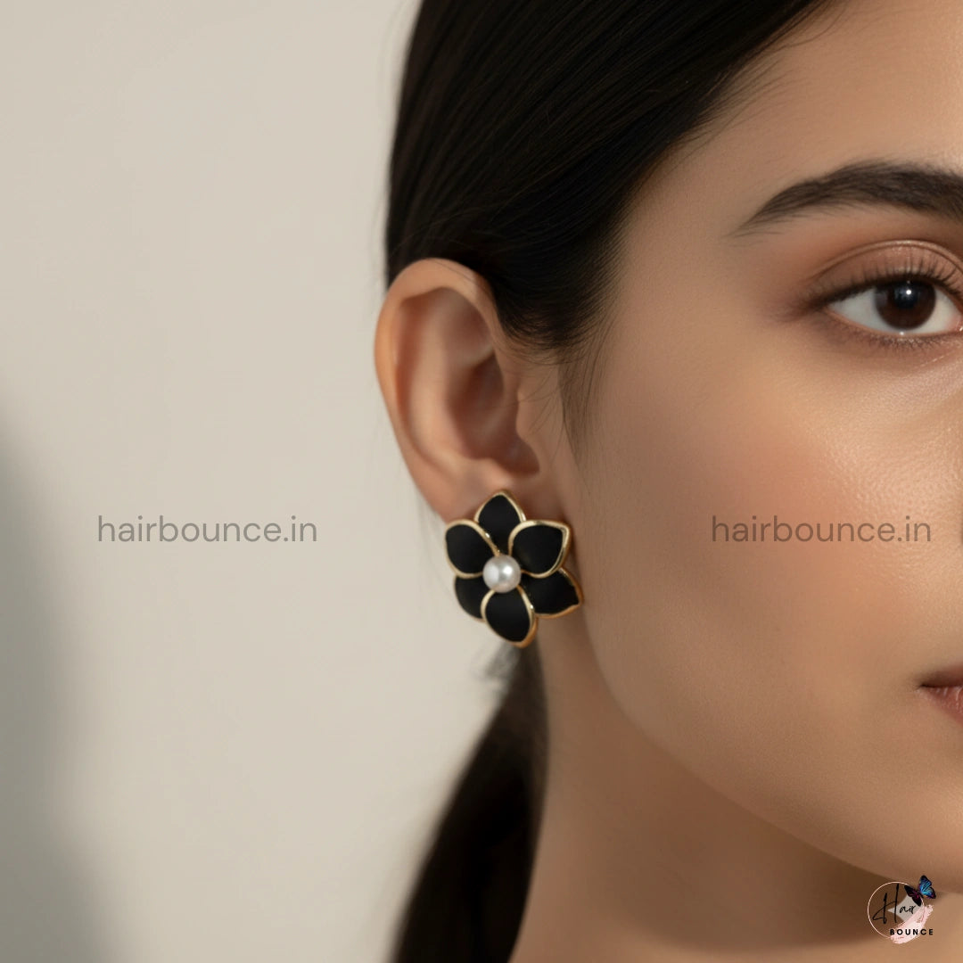 Pearl Petal Bloom Earrings
