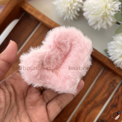 Heart Fur Hair Claw - Medium