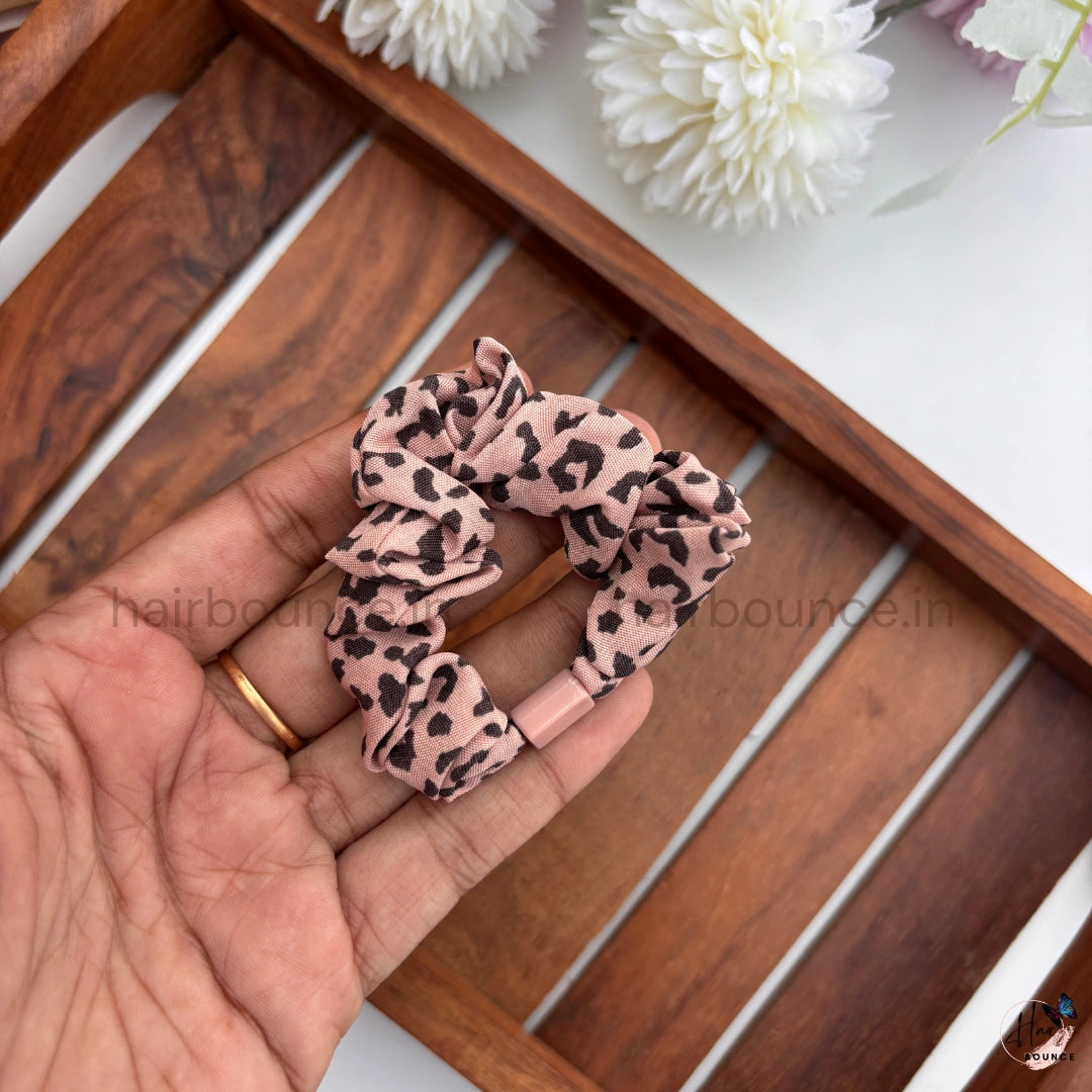 Wild Charm Animal Print Scrunchie Hair Tie