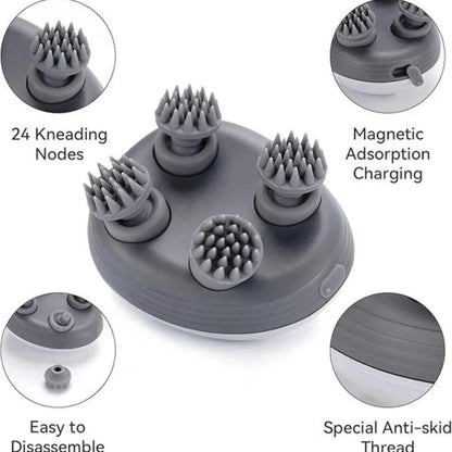 Electric Scalp Head Massager – Portable Stress Relief